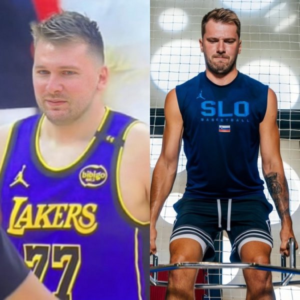 O77 trở thành 177! Lakers chính thức thông báo rằng Doncic nặng 104 kg, với mức nặng nhất năm ngoái 