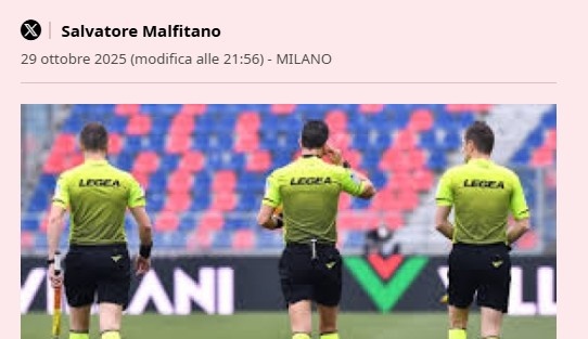 Mi Sports: Trọng tài người Ý bị cảnh sát bắt vì hối lộ người khác để dàn xếp trận đấu.