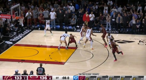 Trọng tài Heat VS Cavaliers báo cáo: Pha phạm lỗi trong 5 giây của bóng hỏng, nhưng quả phạt đền là 